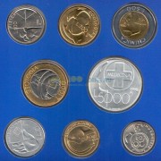 Сан-Марино 1998 набор 8 монет (буклет)