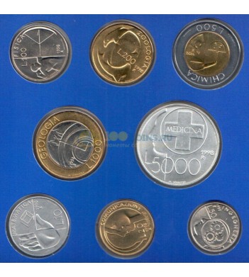 Сан-Марино 1998 набор 8 монет (буклет)
