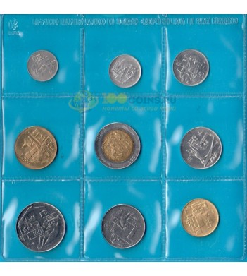 Сан-Марино 1982 набор 9 монет (запайка)