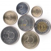 Венгрия 1992-2010 набор 7 монет
