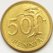 Финляндия 1983 50 пенни (алюминиевая бронза)