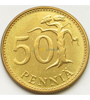 Финляндия 1983 50 пенни (алюминиевая бронза)