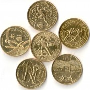 Польша набор 6 монет 2004-2014 Олимпийские игры