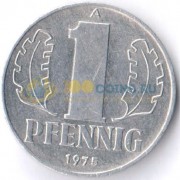 Германия 1975 1 пфенниг