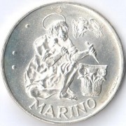 Сан-Марино 1975 500 лир Нумизматическое общество (серебро)