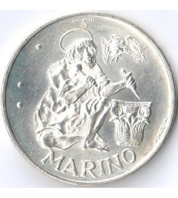 Сан-Марино 1975 500 лир Нумизматическое общество (серебро)