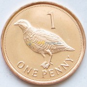 Гибралтар 2011 1 пенни Куропатка