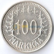 Финляндия 1956 100 марок (серебро)