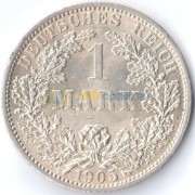 Германия 1905 1 марка A (XF)