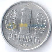 Германия 1978 1 пфенниг