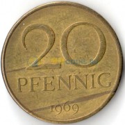ГДР 1969 20 пфеннигов