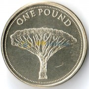 Гибралтар 2016 1 фунт Драконово дерево