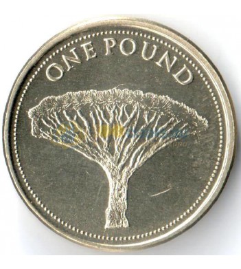 Гибралтар 2016 1 фунт Драконово дерево