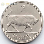 Ирландия 1951-1968 1 шиллинг Бык Ирландия 1951-1968 1 шиллинг Бык