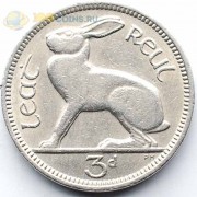 Ирландия 1966 3 пенса Заяц Ирландия 1966 3 пенса Заяц