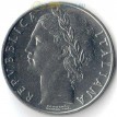 Италия 1969 100 лир Богиня мудрости Минерва