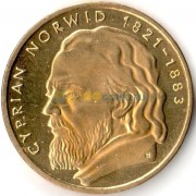 Польша 2013 2 злотых Циприан Норвид