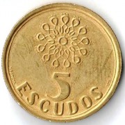 Португалия 1998 5 эскудо