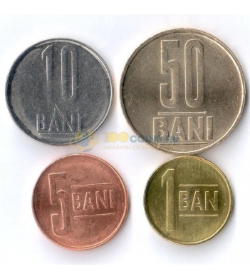Румыния 2005-2015 набор 4 монеты