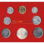 Ватикан 1974 набор 8 монет в буклете