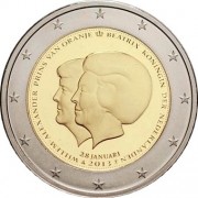 Нидерланды 2013 2 евро Беатрикс Виллем-Александр