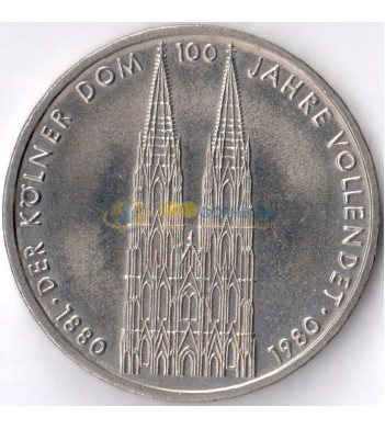 ФРГ 1980 5 марок Кельнский собор