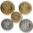 Польша набор 5 монет 1990-2014 Гроши