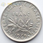 Франция 1969 1 франк