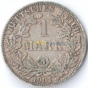 Германия 1901 1 марка A (F-VF)