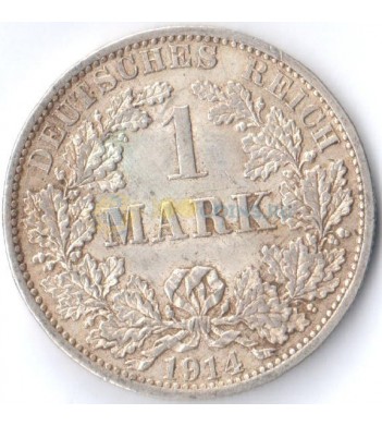 Германия 1914 1 марка A (VF)