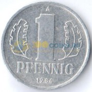Германия 1984 1 пфенниг