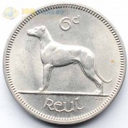 Ирландия 1966 6 пенса Ирландский волкодав Ирландия 1966 6 пенса Ирландский волкодав