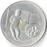 Сан-Марино 1976 10 лир Ребенок