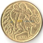 Сан-Марино 1973 20 лир Спасение