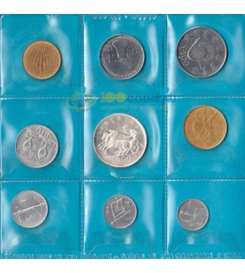 Сан-Марино 1979 набор 9 монет (запайка)