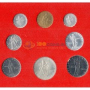 Ватикан 1965 набор 8 монет в буклете