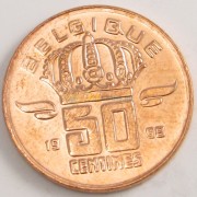 Бельгия 1998 50 сантимов BELGIQUE