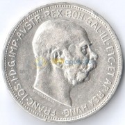 Австрия 1912 2 кроны Франц Иосиф I (серебро)