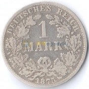 Германия 1875 1 марка B (F-VF)