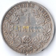 Германия 1907 1 марка A (F)