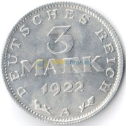 Германия 1922 3 марки A