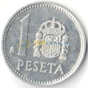 Испания 1987 1 песета Испания 1987 1 песета