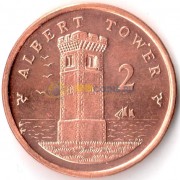 Мэн 2008 2 пенса Башня Альберта