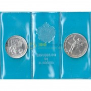 Сан-Марино 1983 500 и 1000 лир Рафаэль (серебро)