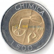 Сан-Марино 1998 500 лир Химия