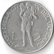 Ватикан 1941 2 лиры Пий XII