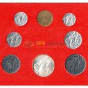Ватикан 1966 набор 8 монет в буклете