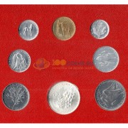 Ватикан 1976 набор 8 монет в буклете