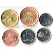 Чехия 2012-2014 набор 6 монет