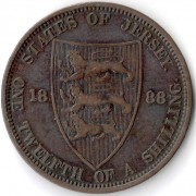 Джерси 1888 1/12 шиллинга